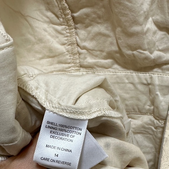 Elegant Cream Ruffled Jumpsuit - Picture 8 of 8